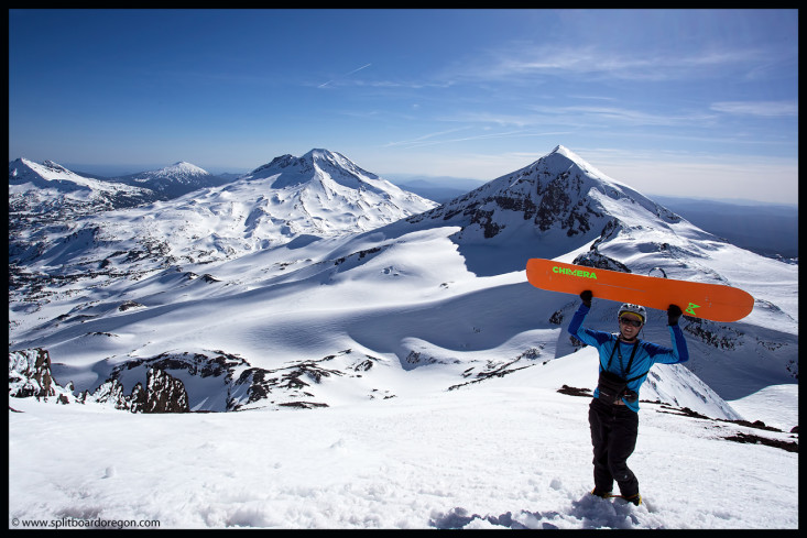 Looking south from the North Sister