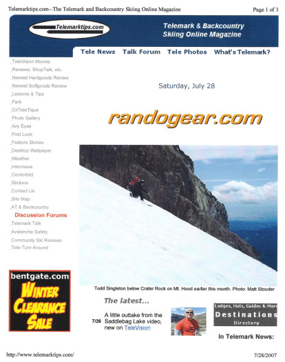 July 2007 - Telemarktips