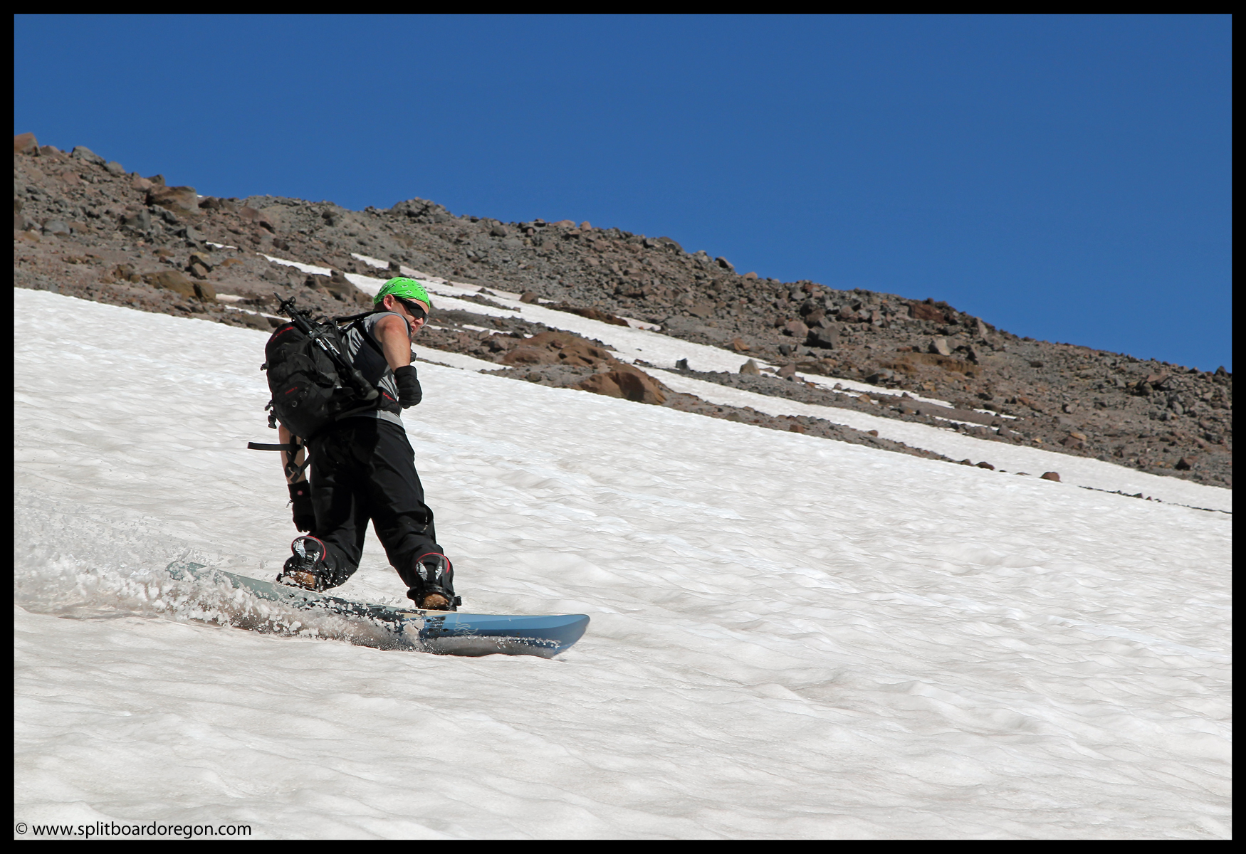 September turns on the Zigzag Glacier