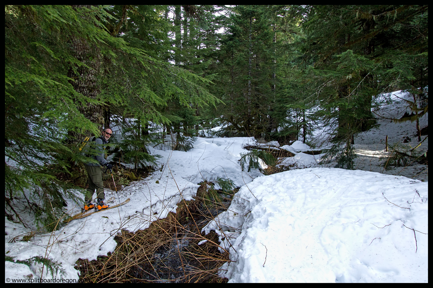 Touring along Parker Creek