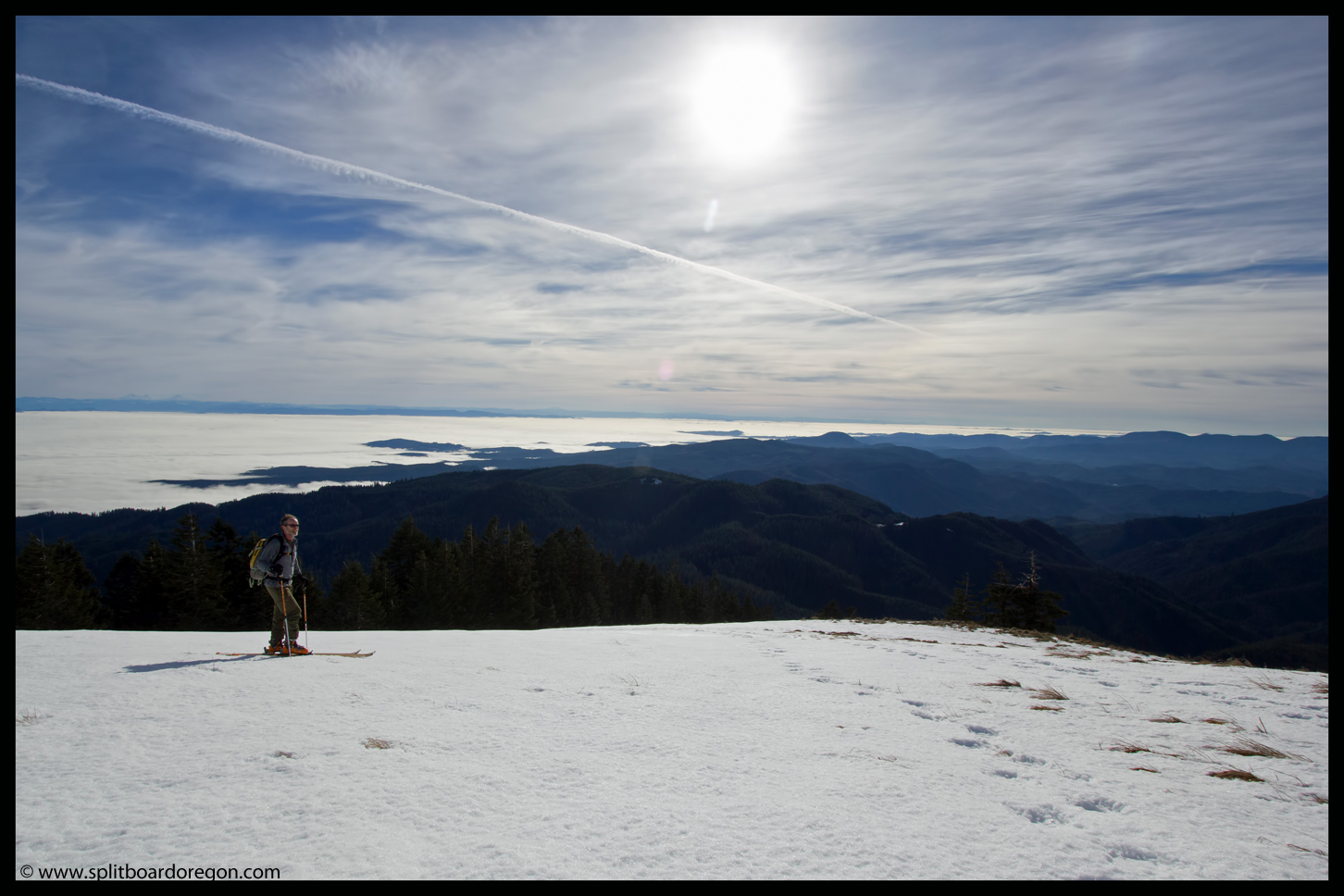Ron on the summit of Mary's Peak