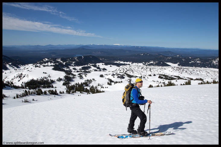 Skinning above the Rock Mesa