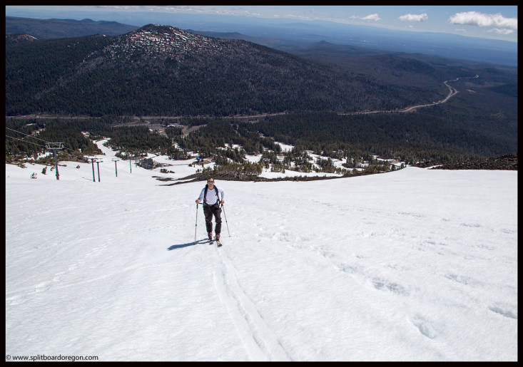 Andy nearing the top