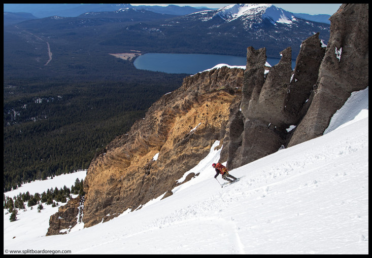 Dan enjoying corn turns