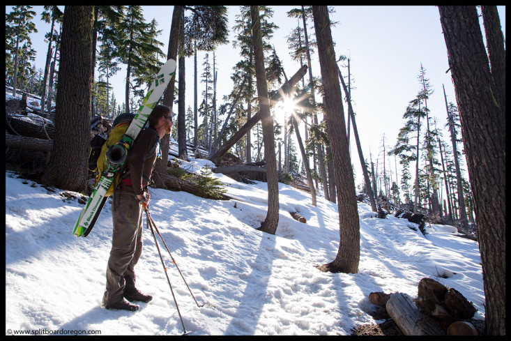 Neil on the trail out