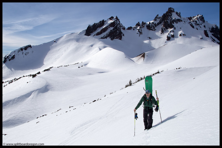 Looking back at Broken Top