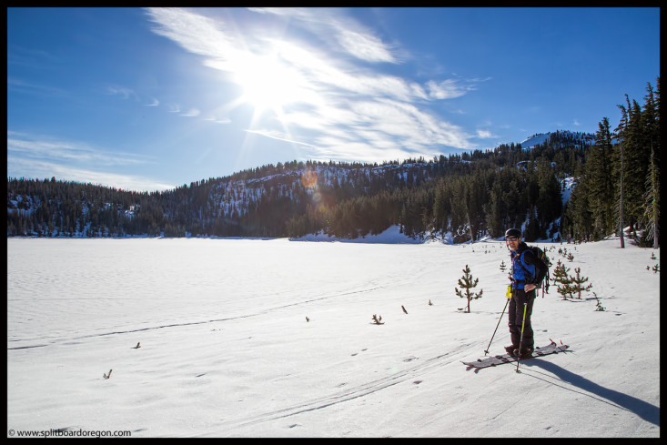 Looking across Three Creeks Lake