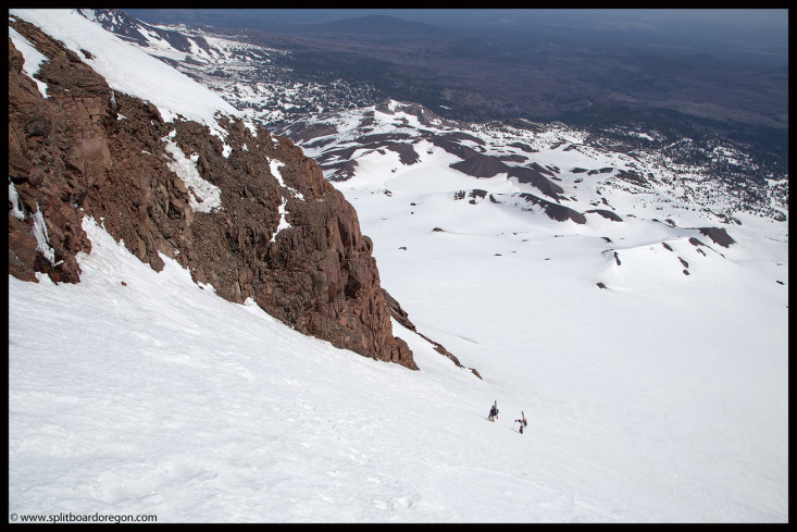 Climbing the chute