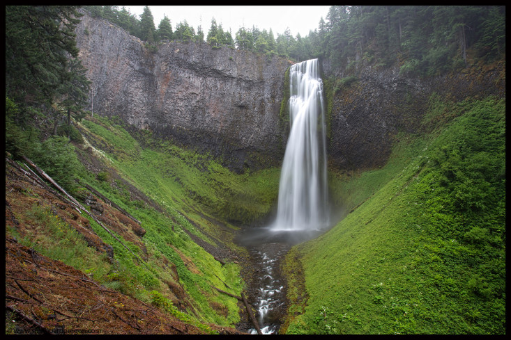 Lower view of the falls