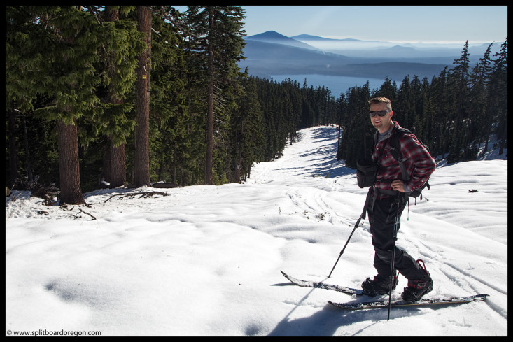 Looking out over Odell Lake