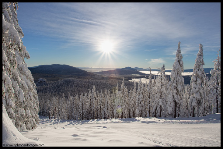 Looking out over central Oregon