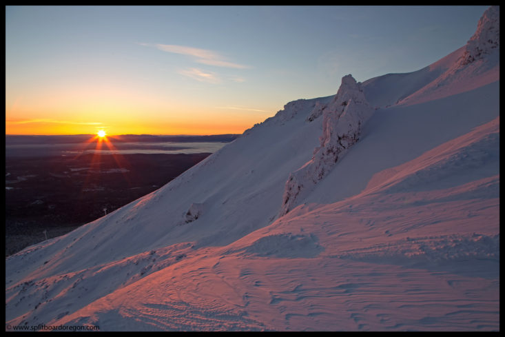 Sunrise over the Cirque Bowl